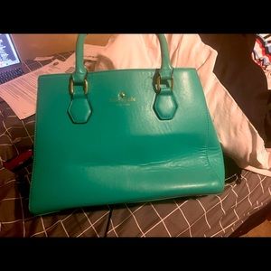 Teal Kate Spade Coal Satchel Bag